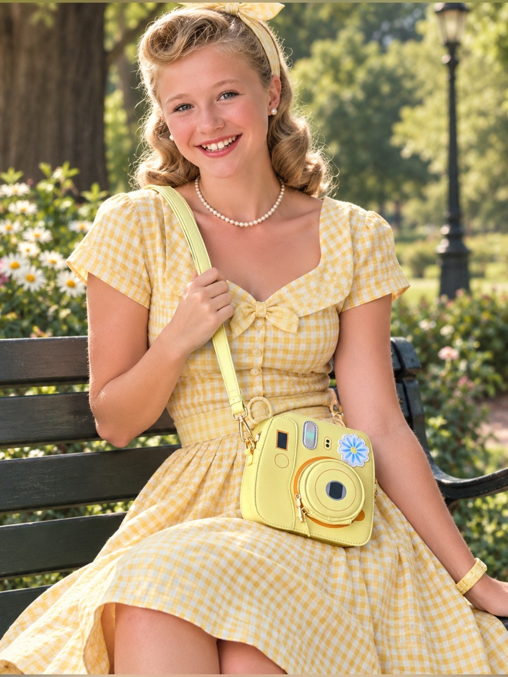 Oh Snap Instant Camera Handbag - Mellow Yellow